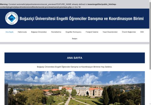 Boğaziçi Üniversitesi Engelli Öğrenciler Danışma ve Koordinasyon Birimi