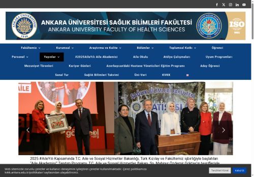 Sağlık Bilimleri Fakültesi – Ankara Üniversitesi Sağlık Bilimleri Fakültesi