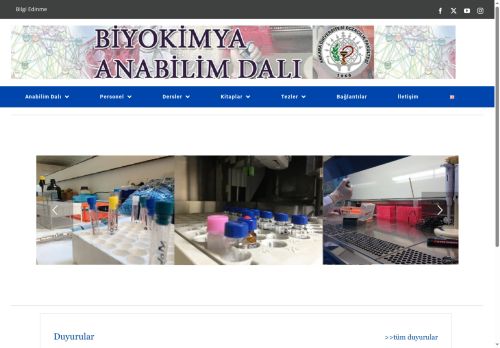 Biyokimya Anabilim Dalı