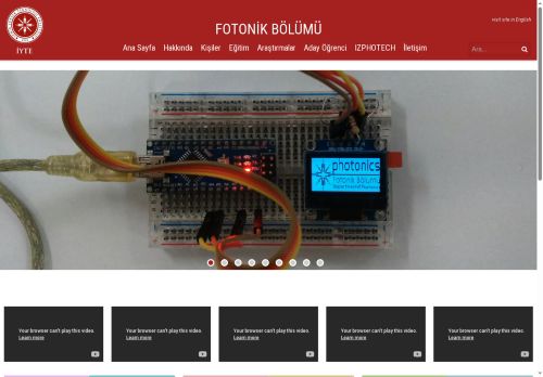 Fotonik Bölümü – İzmir Yüksek Teknoloji Enstitüsü