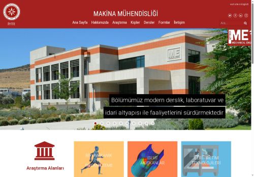 Makina Mühendisliği – İzmir Yüksek Teknoloji Enstitüsü