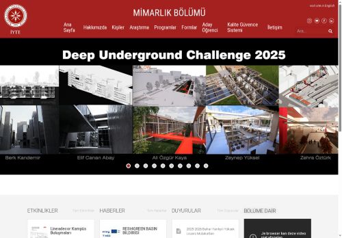 İYTE Mimarlık Bölümü – İYTE Mimarlık Bölümü