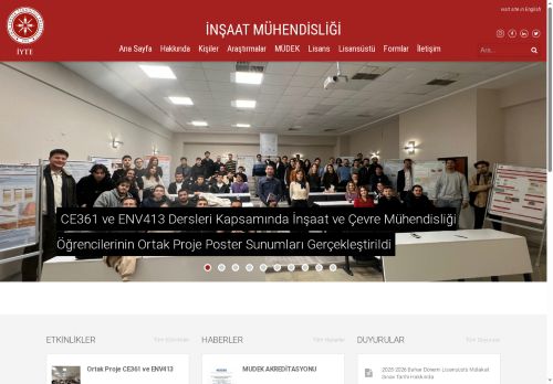 İnşaat Mühendisliği – İnşaat Mühendisliği