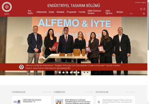 Endüstriyel Tasarım – İzmir Yüksek Teknoloji Enstitüsü