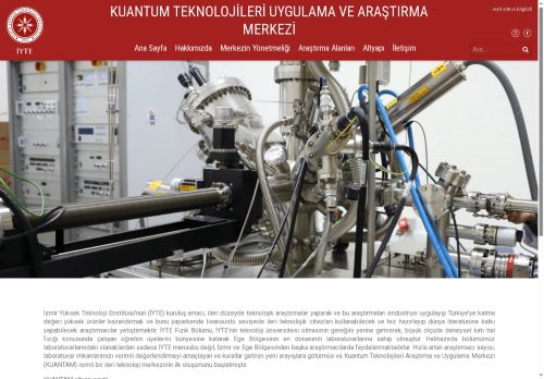 Kuantum Teknolojileri Uygulama ve Araştırma Merkezi – İzmir Yüksek Teknoloji Enstitüsü