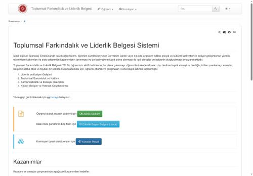 start - Toplumsal Farkındalık ve Liderlik Belgesi