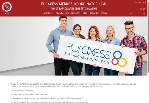 EURAXESS Merkezi Koordinatörlüğü – İzmir Yüksek Teknoloji Enstitüsü