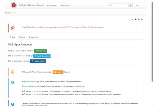 start - SKS Spor Randevu Sistemi