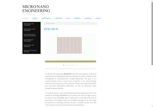 MICRO/NANO ENGINEERING – Group of IZTECH