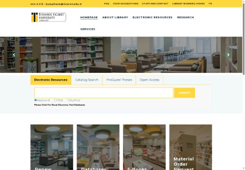 Istanbul Ticaret University Library