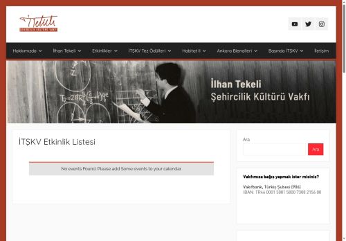 İlhan Tekeli’nin Kendi Kaleminden Biyografisi – İlhan Tekeli Şehircilik Kültürü Vakfı