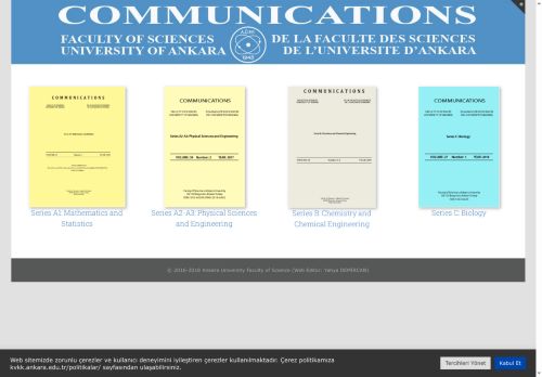 Communications – Bir başka Fen Fakültesi sitesi