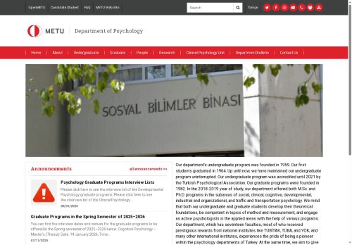 Department of Psychology | Department of Psychology