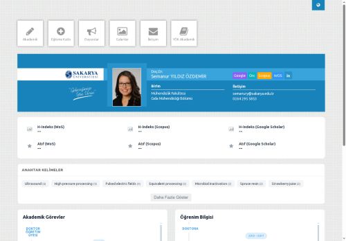 Doç.Dr. Semanur YILDIZ ÖZDEMİR