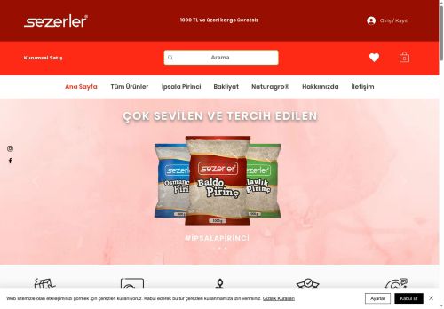 Sezerler Gıda | İpsala Pirinci | Yerli Bakliyat Çeşitleri | Edirne