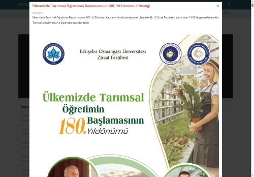 ZİRAAT FAKÜLTESİ | Eskişehir Osmangazi Üniversitesi - Doç. Dr. Onur KETENOĞLU