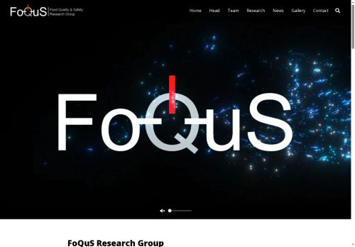FoQuS – We FoQuS on Food Quality and Safety