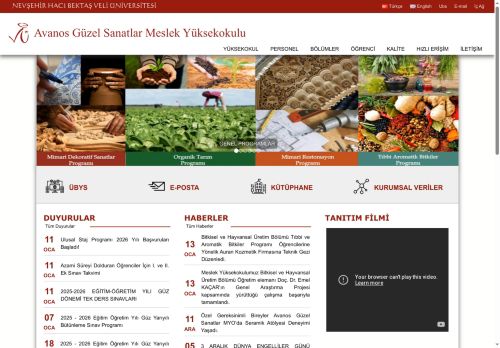 Mimari dekoratif sanatlar programı hakkında | Avanos Güzel Sanatlar Meslek Yüksekokulu