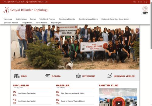 Sosyal Bilimler Topluluğu | NEVŞEHİR HACI BEKTAŞ VELİ ÜNİVERSİTESİ
