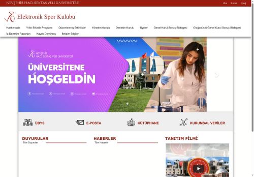 Elektronik Spor Kulübü | NEVŞEHİR HACI BEKTAŞ VELİ ÜNİVERSİTESİ