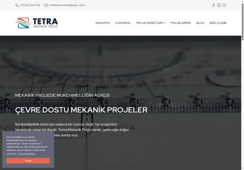 Isıtma, Soğutma, Yangın, Tesisat Projesi - Tetra Mekanik Proje