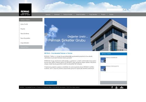 Gayrimenkul Yatırım ve Turizm - REMAG
