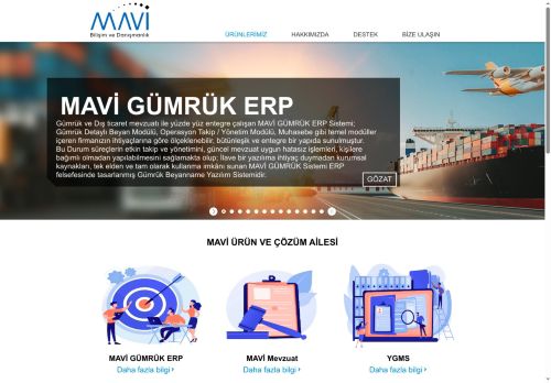 MAVİ Bilişim | Antrepo ve Gümrük Yönetim Yazılımları ile Dış Ticaret Süreçlerinizi Kolaylaştırın