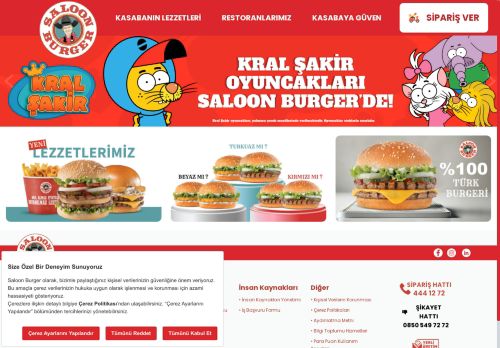Saloon Burger'e Hoş Geldiniz