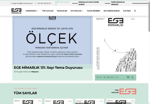 Ege Mimarlık | Anasayfa