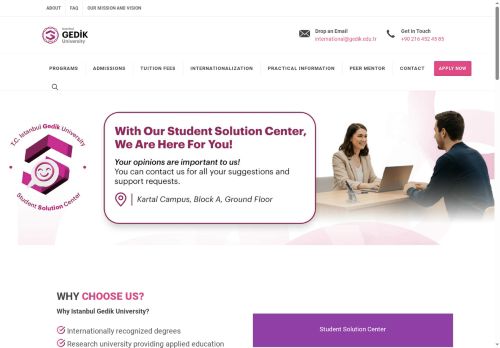 Istanbul Gedik University - International Office