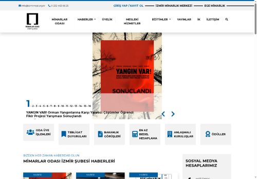 Mimarlar Odası İzmir Şubesi | Anasayfa