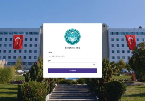 BAÜN Admin Panel