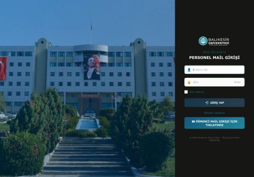 Kurumsal Mail - Balıkesir Üniversitesi