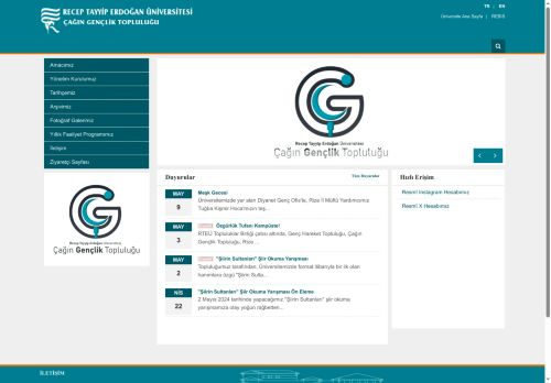 Anasayfa | Çağın Gençlik Topluluğu