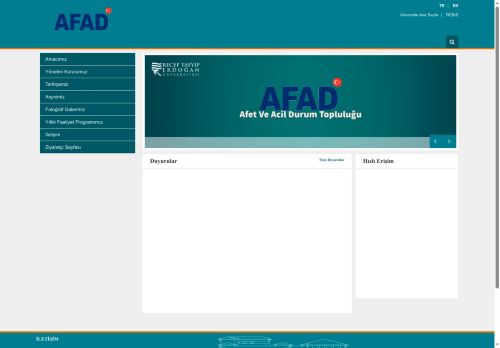 Anasayfa | Afet ve Acil Durum (AFAD) Topluluğu
