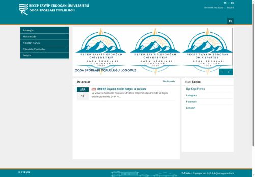 Anasayfa | Doğa Sporları Topluluğu