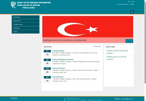 Anasayfa | Fizik Bilim ve Eğitim Topluluğu