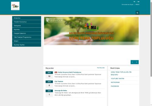 Anasayfa | Genç Tema Topluluğu