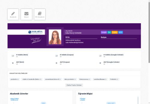 Arş.Gör.Dr. Eda KILIÇ KANAK