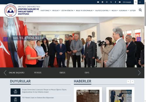 Erciyes Üniversitesi Atatürk İlkeleri ve İnkılap Tarihi Enstitüsü