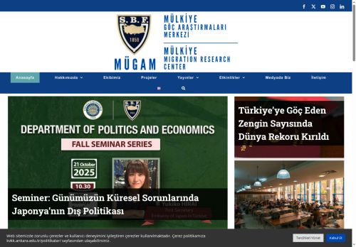 Mülkiye Göç Araştırmaları Merkezi (MÜGAM) – Ankara Üniversitesi