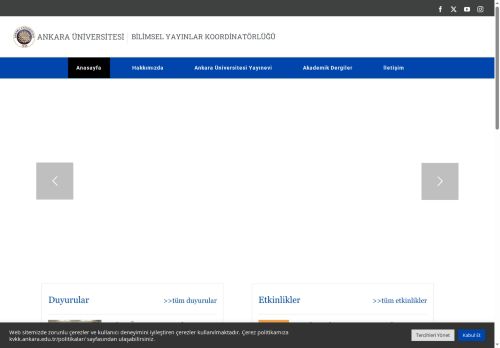 Bilimsel Yayınlar Koordinatörlüğü – Ankara Üniversitesi