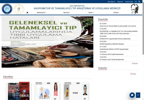 Akupunktur Ve Tamamlayıcı Tıp Araştırma Ve Uygulama Merkezi | Gazi Üniversitesi | Gazili Olmak Ayrıcalıktır