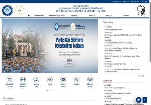 Farabi | ULUSLARARASI İLİŞKİLER KURUM KOORDİNATÖRLÜĞÜ | Gazi Üniversitesi | Gazili Olmak Ayrıcalıktır - Değişim Programları Birimi