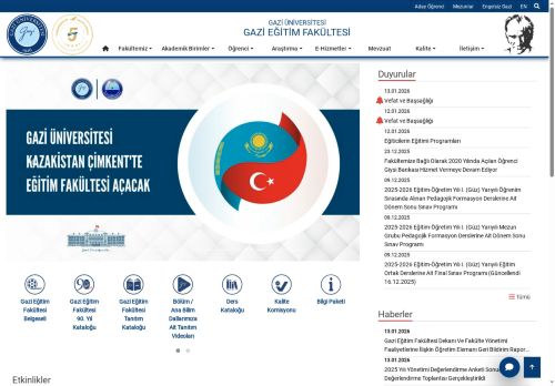Gazi Eğitim Fakültesi | Gazi Üniversitesi | Gazili Olmak Ayrıcalıktır