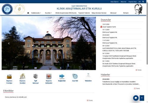 Klinik Araştırmalar Etik Kurulu | Gazi Üniversitesi | Gazili Olmak Ayrıcalıktır