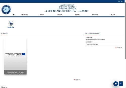Jugglıng And Experıentıal Learnıng | Eğitim Bilimleri Bölümü | Gazi Eğitim Fakültesi | Gazi Üniversitesi | To Be A Member Of Gazi İs A Privilege