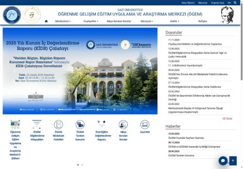 Öğrenme Gelişim Eğitim Uygulama Ve Araştırma Merkezi (ÖGEM) | Gazi Üniversitesi | Gazili Olmak Ayrıcalıktır