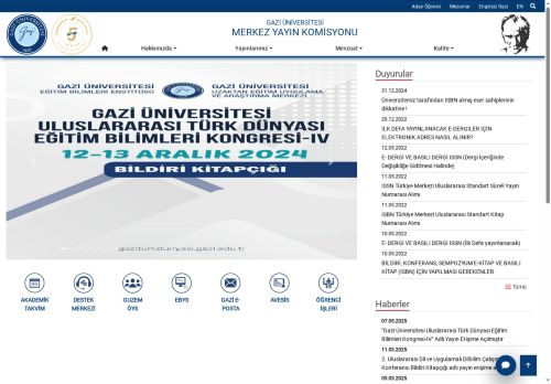 Merkez Yayın Komisyonu | Gazi Üniversitesi | Gazili Olmak Ayrıcalıktır