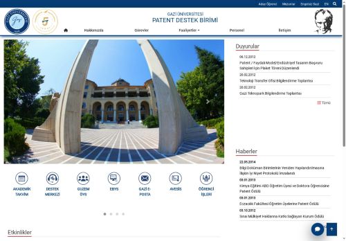 Patent Destek Birimi | Gazi Üniversitesi | Gazili Olmak Ayrıcalıktır